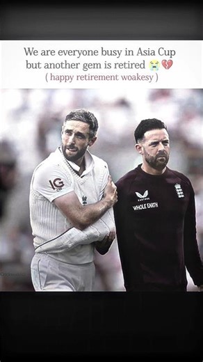 Chrish Wokes Retarment🌟💔 #sg #cricket #shorts