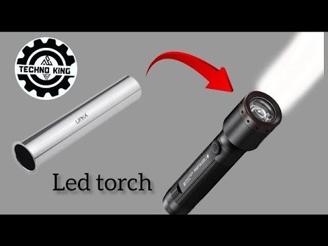🔦 Make a Torch Light at Home Easily | DIY Electronics Project