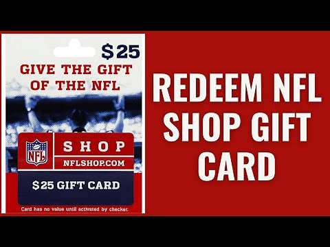 How To Redeem NFL Shop Gift Card