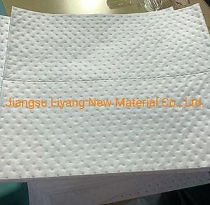 [Hot Item] Dimpled and Perforated 100% Polypropylene Oil Absorbent Pads with Center Perfed