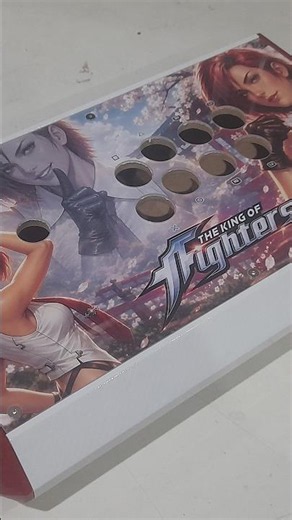 Caixa para Controle arcade Personalizada - Vanessa KOF