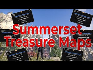 Where to find Summerset Treasure Map 1 to 6! ESO Treasure map 2020 (Gryphon's, Vanus, Gloom Graced)