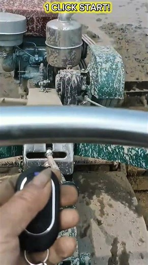 DIY Electric Starter for Old Tractor – One-Touch Engine Start Upgrade!