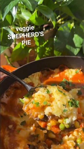 Our family's favorite vegetarian shepherd’s pie