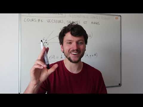 Géométrie dans l'espace : vecteurs, droites et plans - Spé maths - Terminale