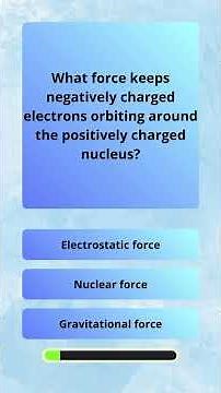 Grade 8 Science: Interaction and Significance of Subatomic Particles | Quiz | Enhanced K-10