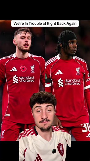 Our right back situation is genuinely a mess right now and the timing could not be worse with how many games we’ve got coming up. What do you think of it? 👇 #RightBack #ConorBradley #JeremieFrimpong #Liverpool #InchidentLFC (InchidentLFC)