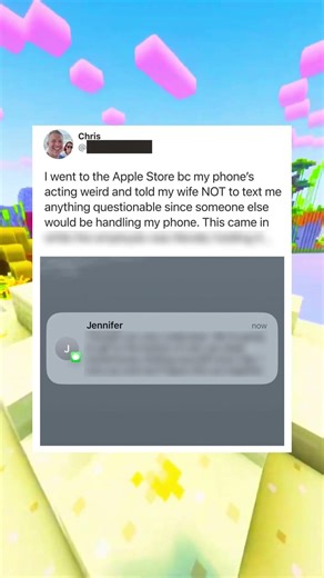 Apple Store Employee Saw This Text 😭#shorts