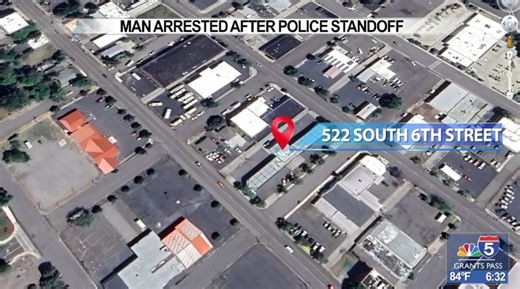 Klamath Falls man arrested after police standoff - KOBI-TV NBC5 / KOTI-TV NBC2