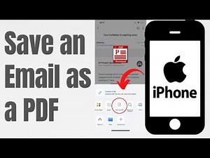 How to save an email as a PDF on iPhone and iPad