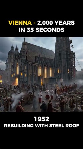 Vienna Then vs Now: 2,000 Years in 38 Seconds