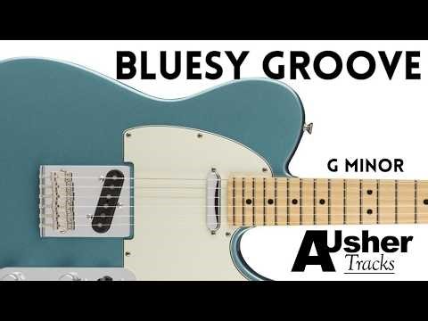 Bluesy Groove Style Guitar Backing Track Jam in G minor