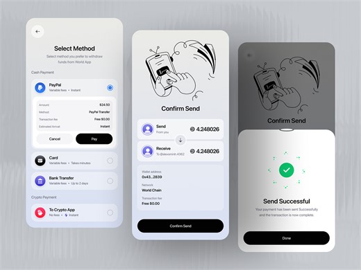 Payment Method Mobile Screen