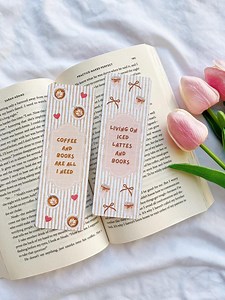 Marque-pages pour café et livres - Etsy France