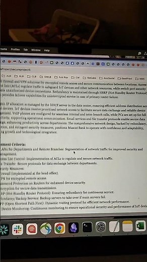 Bank Network Design and Implementation #gns3 #networkconfiguration #iot #cisco #tech