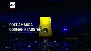 Poet Amanda Gorman reads "An Ode We Owe" at UN