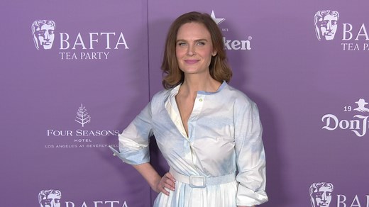 Emily Deschanel 2026 BAFTA tea party Los Angeles | Arrivals