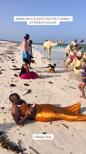 Mermaid Caught Live on Camera in the Indian Ocean