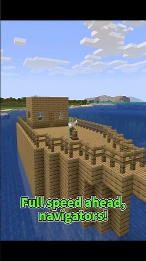 Turn Your Builds Into Moving Ships! Eureka! Ships Showcase【#shorts #Minecraft #mod】