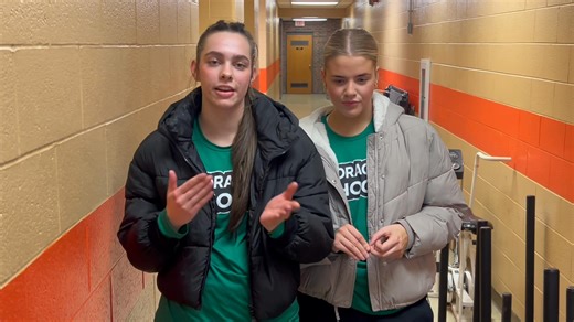 Fairland’s Addison Godby and Addyson Cornell discuss tonight’s win over Ironton, playing in a fast-paced offense, the difference between the first and second halves, and getting better going into Saturday’s district final. This postgame interview is made possible by Schmidt Family Restaurant Group. | SOSA