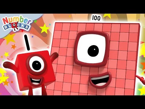 Magical Maths with Numberblock 100! | Learn to Count for Kids | Number Cartoon | Numberblocks