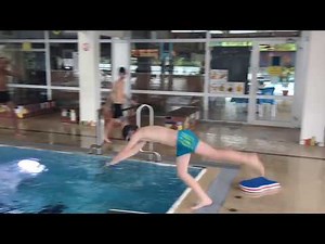 Schwimmen Kopfsprung-Sportunterricht