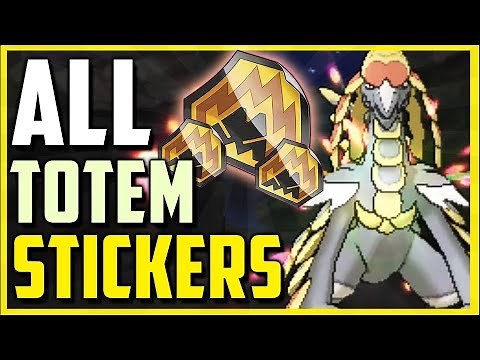 All Totem Stickers Locations - How to get Totem Pokemon In Ultra Sun and Moon
