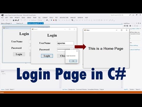 Creating Login Page in C# | C#.NET