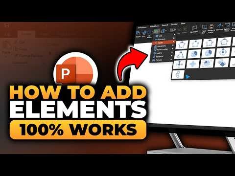 How To Add Elements in PowerPoint (FAST & EASY) | 100% WORKS | NO Yapping, To The Point!