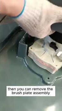 How to replace the brush motor of floor scrubber machines?