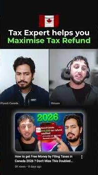 2026 Tax Refund #2026TaxSeason #canadastudyvisa