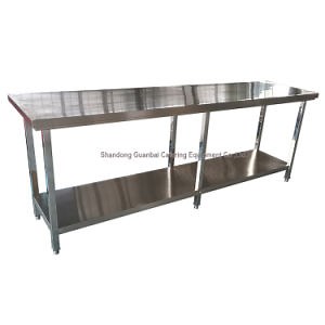[Hot Item] Commercial Catering Equipment Stainless Steel Kitchen Work Table Metal Work Table Garage Workbench