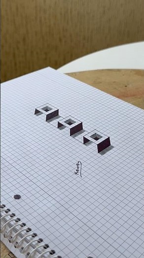 How to Draw Easy 3D Hole Illusion | Step by Step 3D Art#shorts