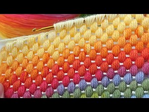 Colorful Crochet Baby Blanket – Step by Step Tutorial