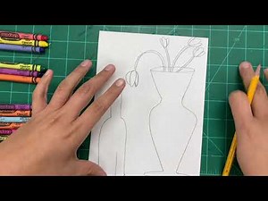 3rd grade Lesson 2: Color Contour Drawing