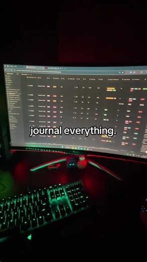 if you want the notion template lemme know #trading #fyp #daytrading #success #journal