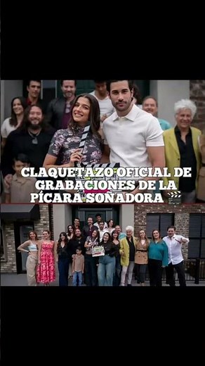 #LaPícaraSoñadora realizó hoy su pizarrazo de inicio de grabaciones 🎬