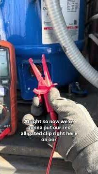 How to use a megohmeter. Insulation tester#hvac #foryou #ac #learning #viral #creatorsearchinsights