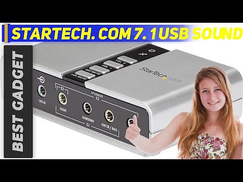 StarTech.com 7.1 USB Sound Card - Best External Sound Cards Review