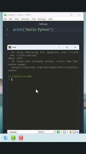 Hello Python #coding #pythonanddjangofullstackwebdeveloper #motivation
