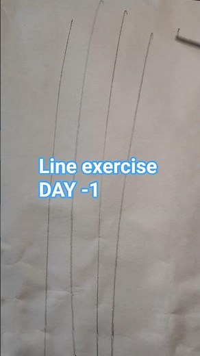 day -1 line exercise| #art #artpractice #lines