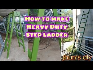 How to make step ladder