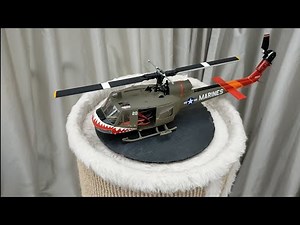 Bell UH-1 Huey 250size RC Helicopter - First Flight