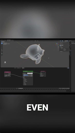 Blender Facing See Through Polygons Explained Simply! #b3d #blender #blender3d #shaders