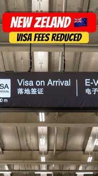 Big NZ Visitor Visa Fee Reduction Announced