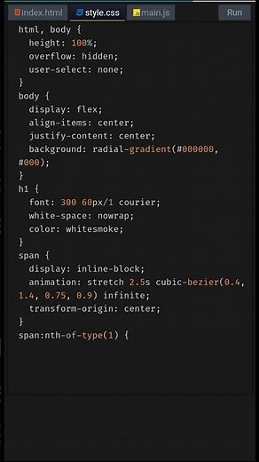 Create Background Glitch Effect | CSS Animation|css tutorials #shorts #javascript #developer #coding