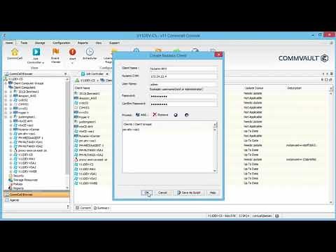Commvault v11 - Nutanix AHV support preview