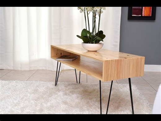 How to build a coffee table - 10 easy and cheap DIY projects