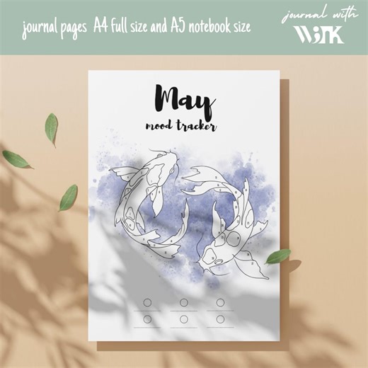 May Mood Tracker Printable | Monthly Mood Chart - Etsy