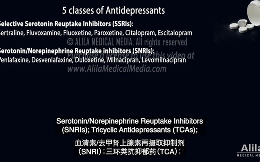 【油管搬运】药理学 - 抗抑郁药 科普动画 中英双语字幕